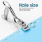 Hole Punch Slot Punch Badge Hole Punch for ID Cards,Hand Held,No Burrs Holes,One Slot Hole Puncher for ID Badges Hole Punch for Badge,Metal Hole Punch for ID Cards,Badge Holes,15mm x 3mm Hole